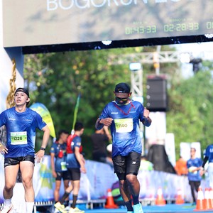 Race photo from BOGORUN 2026