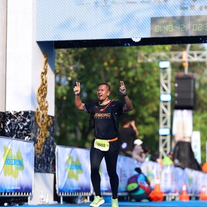 Race photo from BOGORUN 2026