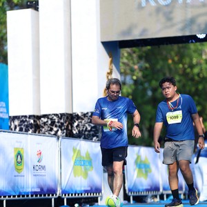 Race photo from BOGORUN 2026