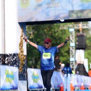 Race photo from BOGORUN 2026