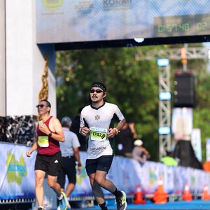 Race photo from BOGORUN 2026