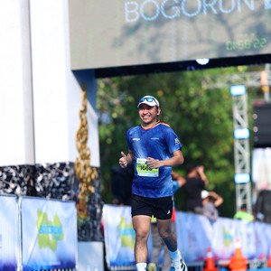Race photo from BOGORUN 2026
