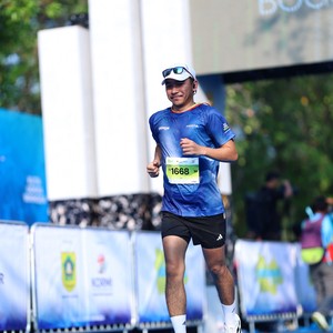 Race photo from BOGORUN 2026