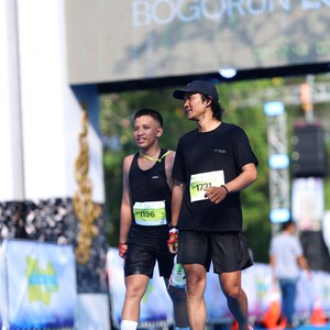 Race photo from BOGORUN 2026