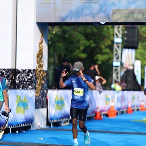 Race photo from BOGORUN 2026