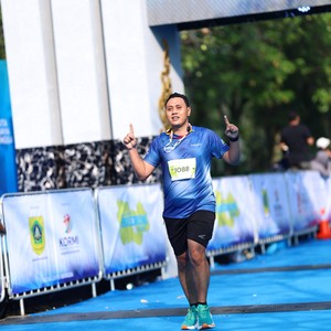 Race photo from BOGORUN 2026