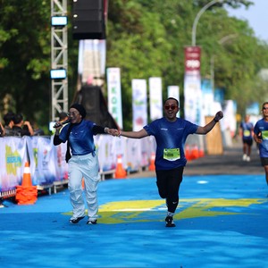 Race photo from BOGORUN 2026