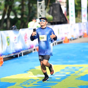 Race photo from BOGORUN 2026