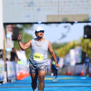 Race photo from BOGORUN 2026