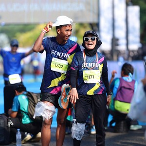 Race photo from BOGORUN 2026