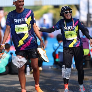 Race photo from BOGORUN 2026