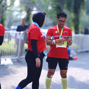 Race photo from BOGORUN 2026