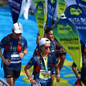 Race photo from BOGORUN 2026
