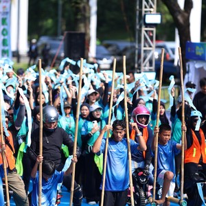 Race photo from BOGORUN 2026
