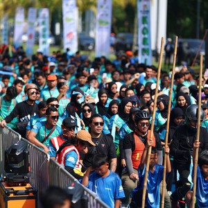 Race photo from BOGORUN 2026