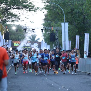 Race photo from BOGORUN 2026