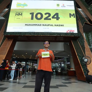 Race photo from BOGORUN 2026
