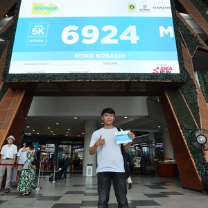 Race photo from BOGORUN 2026
