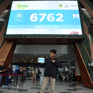 Race photo from BOGORUN 2026