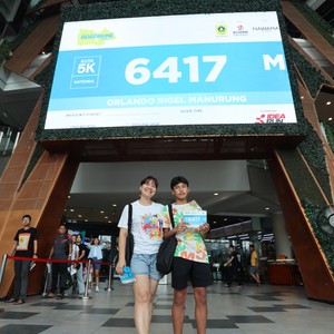 Race photo from BOGORUN 2026