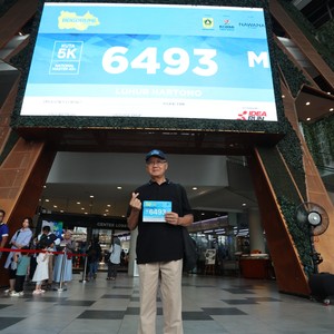 Race photo from BOGORUN 2026