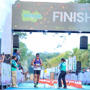 Race photo from BOGORUN 2026