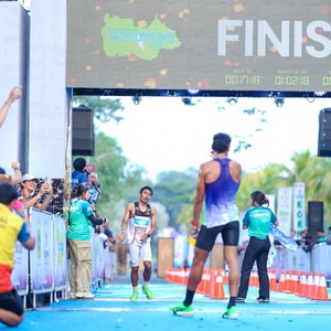 Race photo from BOGORUN 2026