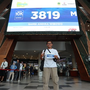 Race photo from BOGORUN 2026