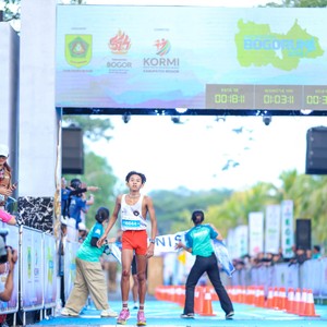 Race photo from BOGORUN 2026