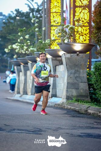 Race photo from Taman Budaya x BOGORUN 2025