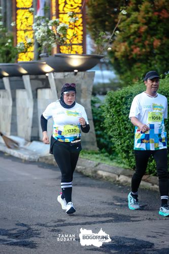 Race photo from Taman Budaya x BOGORUN 2025