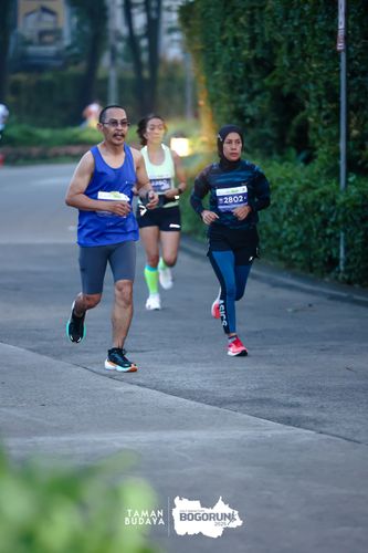 Race photo from Taman Budaya x BOGORUN 2025