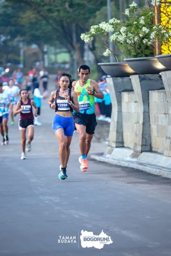Race photo from Taman Budaya x BOGORUN 2025