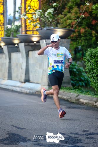 Race photo from Taman Budaya x BOGORUN 2025