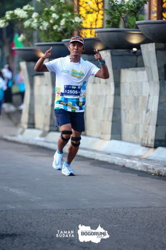 Race photo from Taman Budaya x BOGORUN 2025