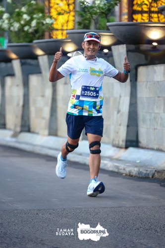 Race photo from Taman Budaya x BOGORUN 2025