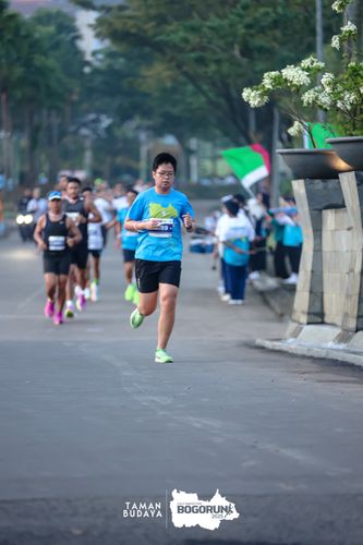 Race photo from Taman Budaya x BOGORUN 2025