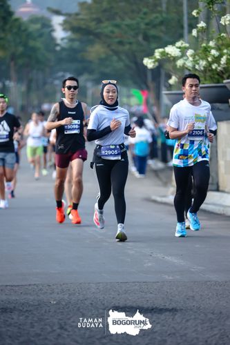 Race photo from Taman Budaya x BOGORUN 2025
