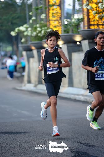Race photo from Taman Budaya x BOGORUN 2025