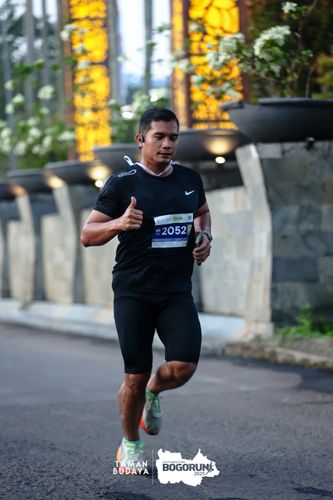 Race photo from Taman Budaya x BOGORUN 2025
