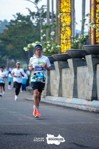Race photo from Taman Budaya x BOGORUN 2025