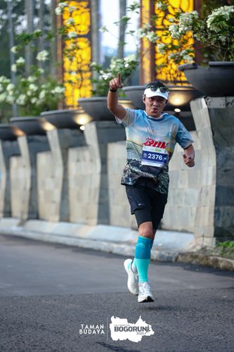 Race photo from Taman Budaya x BOGORUN 2025
