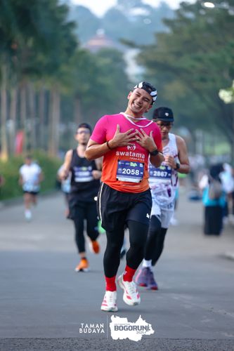 Race photo from Taman Budaya x BOGORUN 2025
