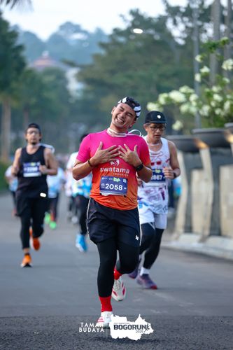 Race photo from Taman Budaya x BOGORUN 2025