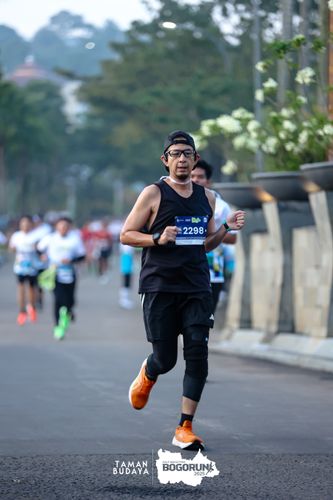 Race photo from Taman Budaya x BOGORUN 2025