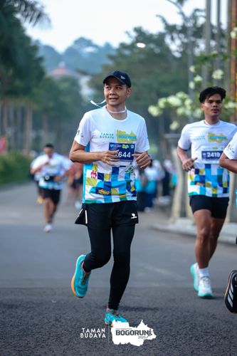 Race photo from Taman Budaya x BOGORUN 2025