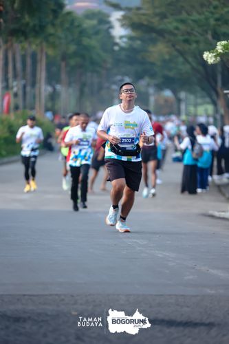 Race photo from Taman Budaya x BOGORUN 2025