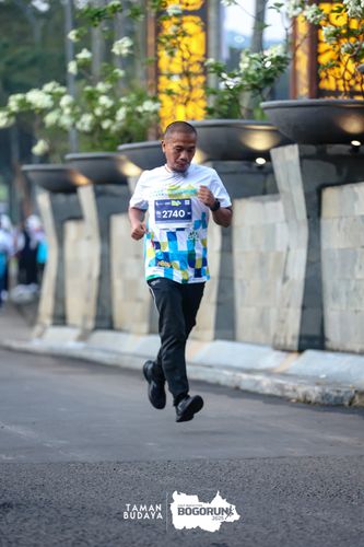 Race photo from Taman Budaya x BOGORUN 2025