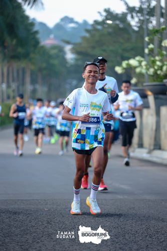 Race photo from Taman Budaya x BOGORUN 2025