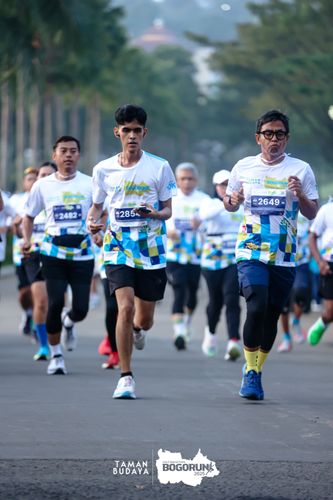 Race photo from Taman Budaya x BOGORUN 2025
